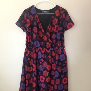 Modcloth Fits of Bliss Short Sleeve Dress, NWOT